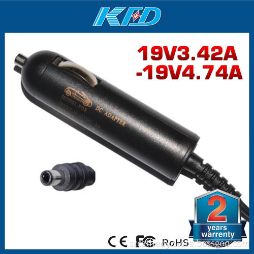 Portable Traveling DC Adapter Laptop Car Charger for Acer/Toshiba (5.5*2.5mm)